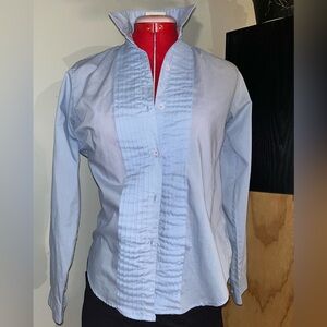 Diane Von Furstenberg Light Blue Blouse